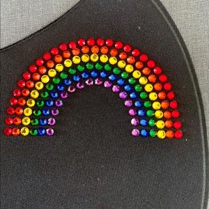 COPY - Rainbow Rhinestone Mask